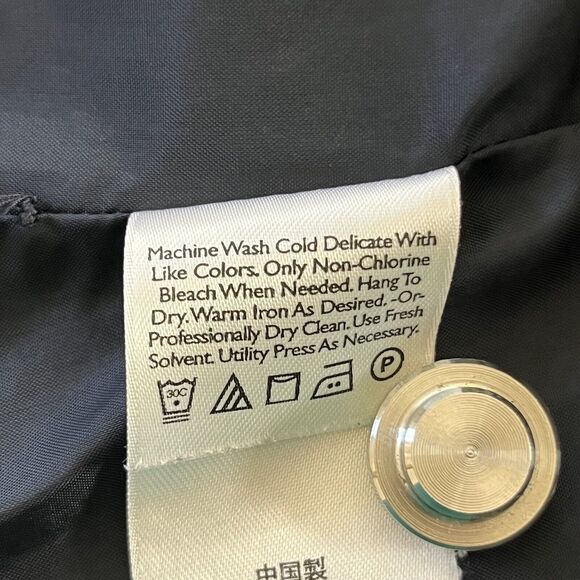 Eddie Bauer Double-Breasted Short Rain/Trench Coat Womens Size Medium - Picture 6 of 11